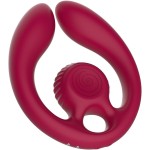 SNAIL VIBE - GIZI DUO STIMULATEUR POUR COUPLES TÃLÃCOMMANDE BOURGOGNE